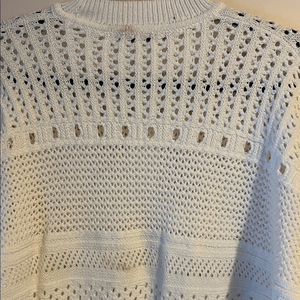 NWT Madewell XS Open-Stitch Cotton Pullover Sweater - Picture 12 of 14